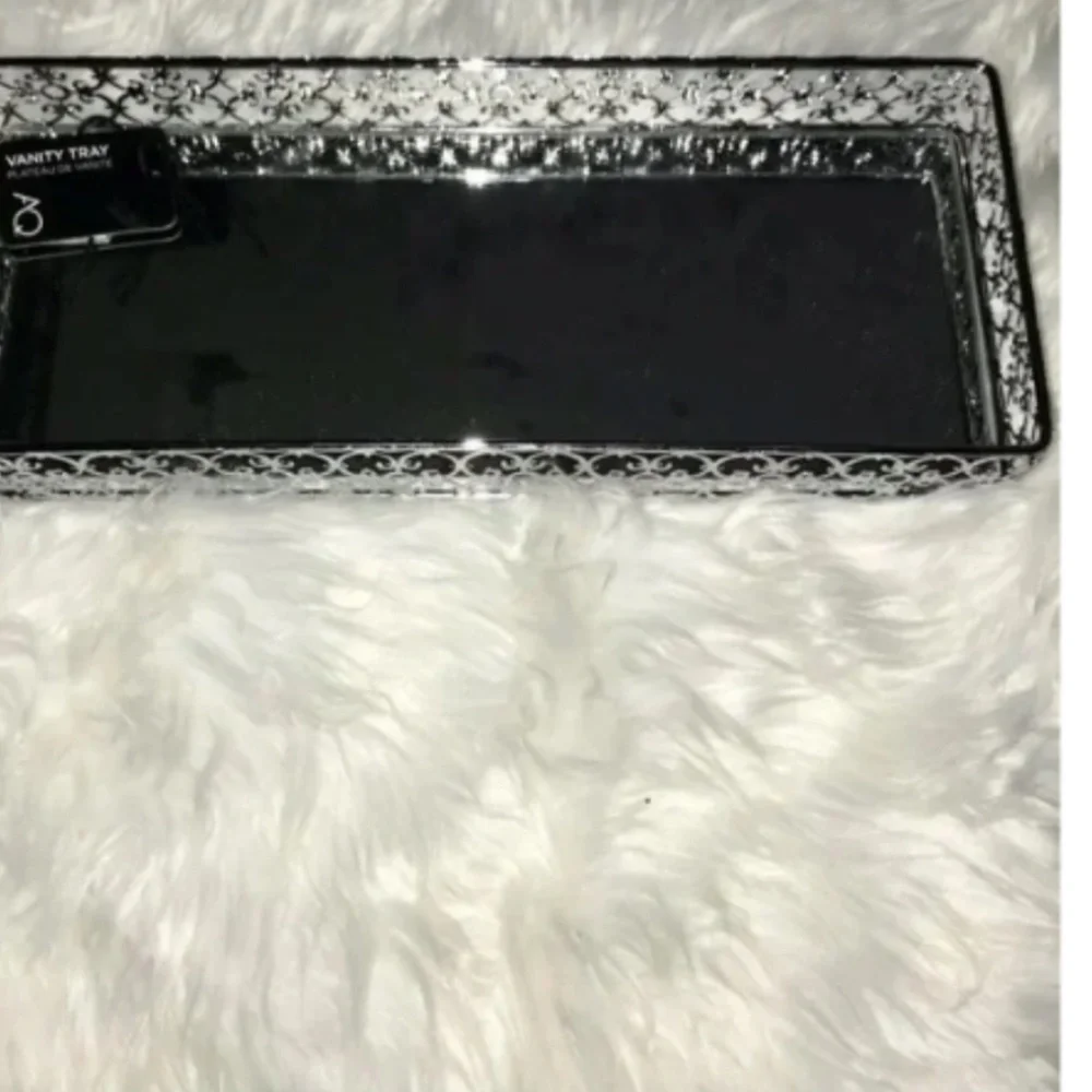 Silver Vanity Tray | Silver Mirror Tray